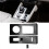 Car Consoles Gear Shift Panel Trim Cover for  Outlander 2022 2023 LHD Central Control Frame Decor Sticker 3