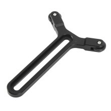 Soporte de Lente en Forma de y con Ruedas Dobles Sistema de Soporte de Lente Ajuste de Altura de 22-71,5 mm para Ronin-S/Ronin-SC