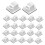 100 Pc Outdoor Light Clips for String Lights Self Adhesive  Cable Hooks Wire Clips Hooks Cord Organizer Holder White 1