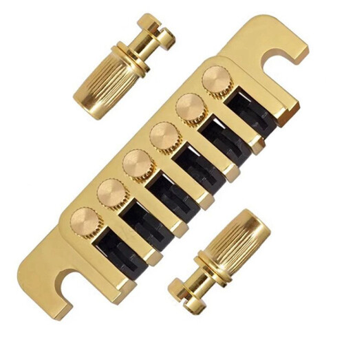 LP Electric Guitar TP-6 Bridge Frame Stop Rod 70S Bridge Tailpiece Tailpiece String Code LP/SG/ES/EPI,Silver 1