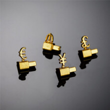 10PCS Digital Price Tag 3D Metal Shelving Adjustable GBP Price Square Kit for Shop Display Jewelry Watch Shop Office