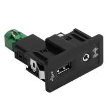 Car Carplay AUX USB Socket+Harness Auto USB Adapter for 7 MK7 3GD035222E 5G0 035 222 F