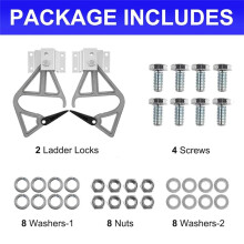 Aluminum Extension Ladder Locks Compatible with for Werner,Suitable for 28-11 Rung Lock Kit,Extension Ladder Accessories