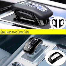 Black Car Gear Knob Cover Trim Handball Trim for Outlander 2022-2024