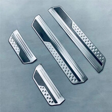 Door Sill Scuff Plate Guard Protector Cover Trim for Vezel HR-V E:HEV 21-22 Exterior Outer Welcome Pedal Guard A