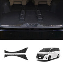 For Alphard 40 Series 2023+ Car Rear Guards Stainless Steel Trunk Sill Plate Protector Guard Covers Black