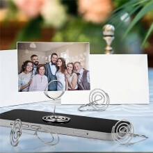 40PCS Table Number Holders Place Card Holder Cards Stand Name Menu Clips, Table Sign Holders for Wedding Birthday Party