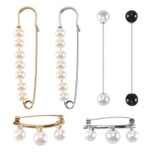 6 Delar TröJa SjalkläMmor Faux Pearl KläNningar Kofta Krage BroschkläMma Vintage Skjortor KläMmor för Kvinnor Flickor Dekor
