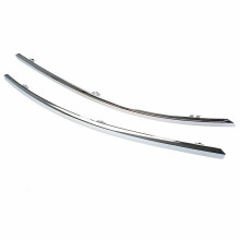 Garniture de Moulage Inférieure de Pare-Chocs Avant de Voiture Chrome Pour- A6 C6 2005-2008 4F0853065 4F0853066