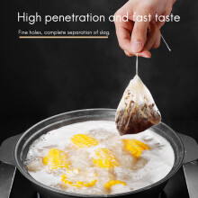 300PCS Tea Filter Bags, Disposable Tea Filter Bags Paper Tea Infuser Drawstring Empty Tea Bags for Loose Tea and Coffee