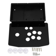 Caja de panel de acrílico Kits de juego de arcade de manija de bricolaje Juegos Joystick Panel de acrílico