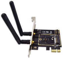 M.2 Wifi Adapter M2 Ngff Key A-E to Pci Express Wifi Raiser PCI-E 1X NGFF Wireless Support Pcie Network Card A