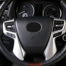 per Alphard Vellfire 30 2015-2019 Car ABS Coprivolante Opaco Trim Decor Frame Adesivi Accessori