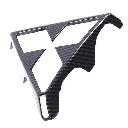 for  Eclipse  2018 2019 Car Front Grill Centre Logo Frame Central Panel Cover Trim Sticker,Carbon Fiber 2