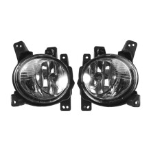 1Pair Car Front Bumper Fog Lights Assembly Driving Lamp Foglight for Santa Fe 2011 2012