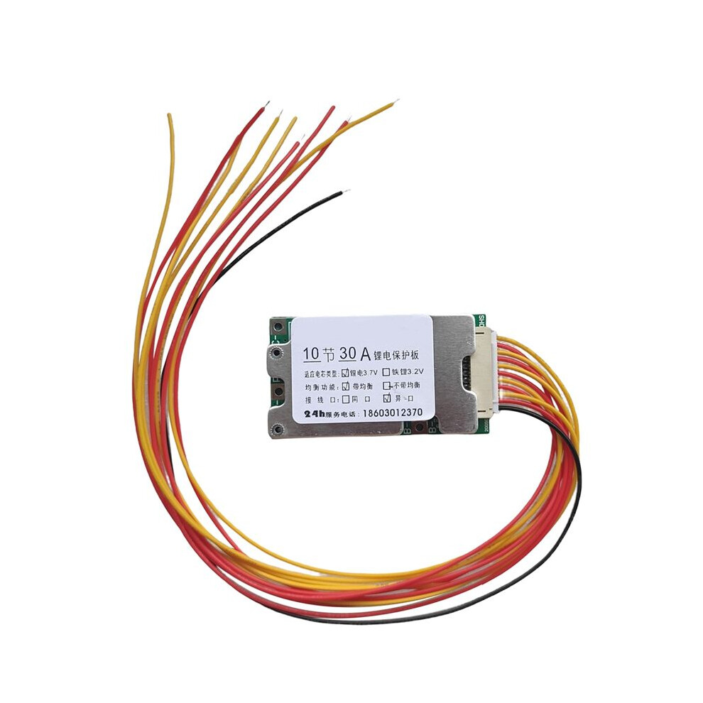 10S 36V 30A Battery Protection Board Li-Ion Cell 18650 Battery Protection Bms Pcb Board 4713634436621