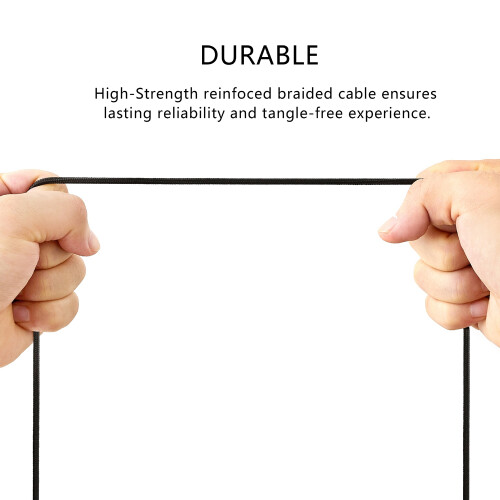 Replacement Stereo Audio Cable Extension Cord for  Arctis 3 5 7 Pro Wireless Gaming Headphone Headset 2