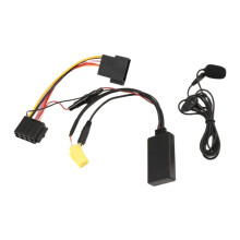 6Pin Car Audio Adapter MIC Handsfree AUX Cable for 159 500 LANCIA Musa Fortwo 451