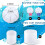 8Pc Paint Pour Cup Bundle Paint Pouring Cup Multi Channel Split Cup for Paint Pouring for DIY Making Resin Acrylic Paint 7