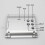 Electronic Folding LCD Digital Alarm Clock Desktop Temperature Hygrometer Clock Weather Station Desk Table Clock Black 5