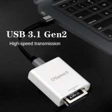 PH862 CFexpress CFE-Kaartlezer+Type-A Naar Type-C Kabelset USB3.1 GEN 2 10Gbps Kaartlezer voor Z6/Z7 1DX3 Camerakaart