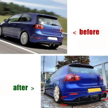 For MK5 R32 Rear Bumper Diffuser Spoiler Lip Protector Splitter Body Kit Accessories