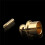8Pcs Socket Cover Cap Gold Plated RCA Cap Plug Short-Circuit Socket Phono Connector Shielding RCA Shielding Plug 5