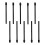(10 Pack)  Pen Tips/Nibs for  2 Stylus Pen Replacement Nibs/Tips Soft (Black) 2