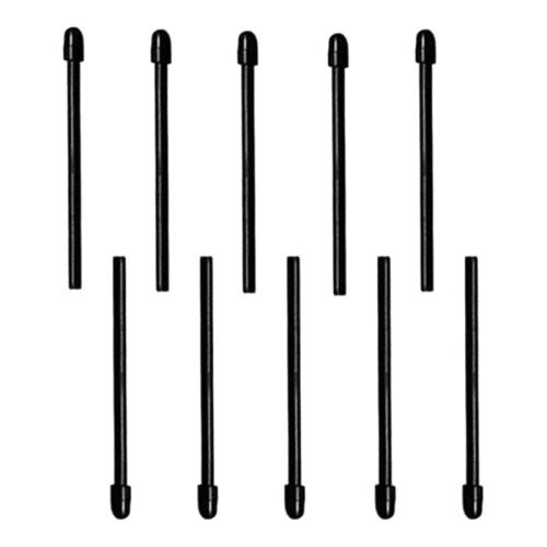 (10 Pack)  Pen Tips/Nibs for  2 Stylus Pen Replacement Nibs/Tips Soft (Black) 1