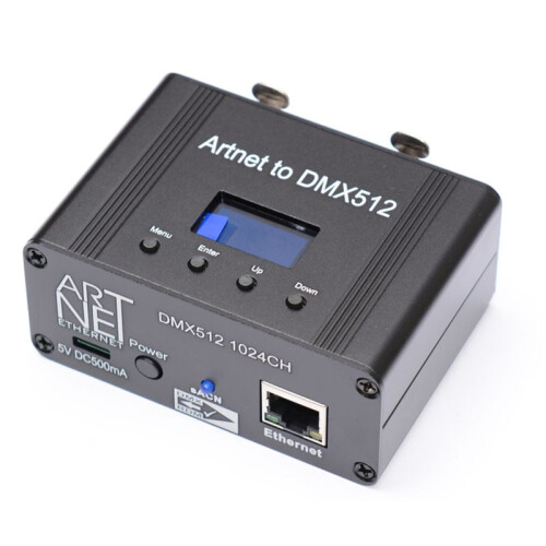 ArtNet DMX512 Ethernet Lighting Controller Interface 2 Universe 1024 Disco, RDM/Ascn-Versie