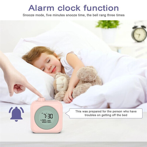 Digital Visual Timer 3 in 1 Clock with Timer 60-Minute Countdown Stopwatch for Kitchen Cooking Study Teaching