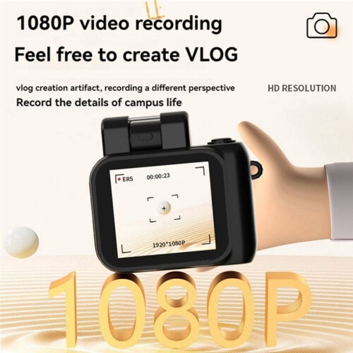 HD1080P  Camera Portable Pocket Camcorder with LCD Screen and Flash Video Recording Function 2