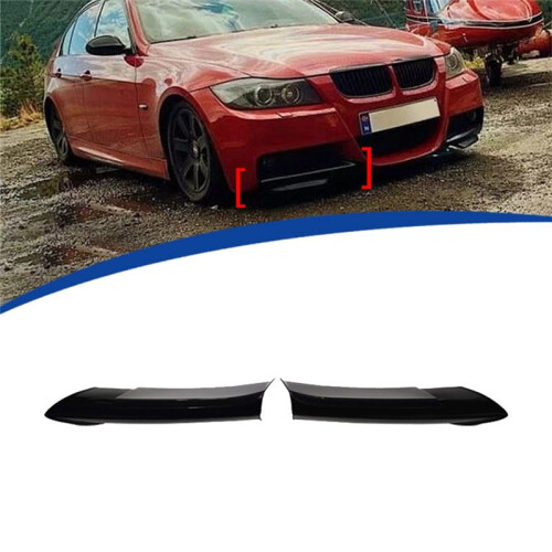 Car Front Bumper Lip Angle Diffuser Splitter Spoiler Protector for  3 Series E90 Sports MT 2005-2008 1
