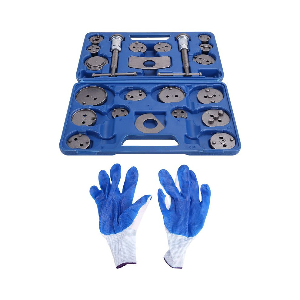 Brake Caliper Compression Tool Set Thrust Bolt Assemblies Retaining Plates Caliper Hangers Disc Adapters With Gloves 6033725977498