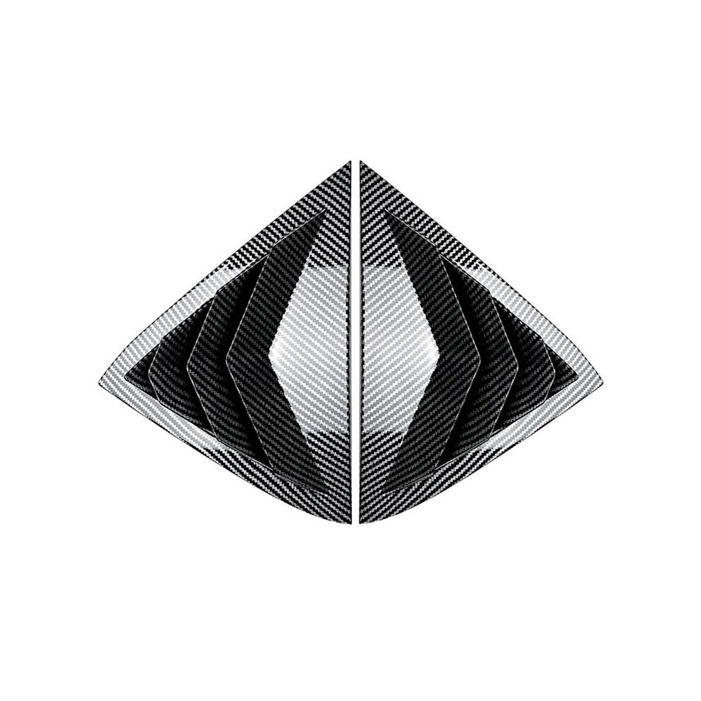 Car Rear Window Louvers Shutters Blinds Cover Trim For Fiesta Mk7 7.5 2008-2017 Car Accessories Carbon Fiber 4712088518242