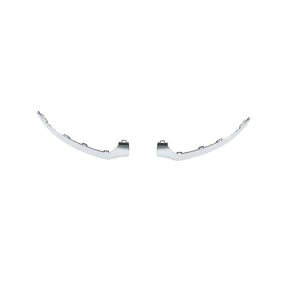1Pair Front Bumper Lip Lower Chrome Trim Strip for - CLS-Class W218 CLS320 400 550 A2188851574 A2188851674,B