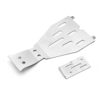 Protector de Armadura de Chasis con Placa Antideslizante de Acero Inoxidable para TRAXXAS1/10 F-150 RAPTOR