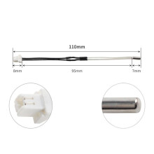 Pour Prusa MK4 24 V 40 W Cartouche Chauffante Ligne de ThermomèTre et Kit de Bloc Chauffant pour PièCes D'Extrudeuse D'Imprimante 3D Prusa MK4