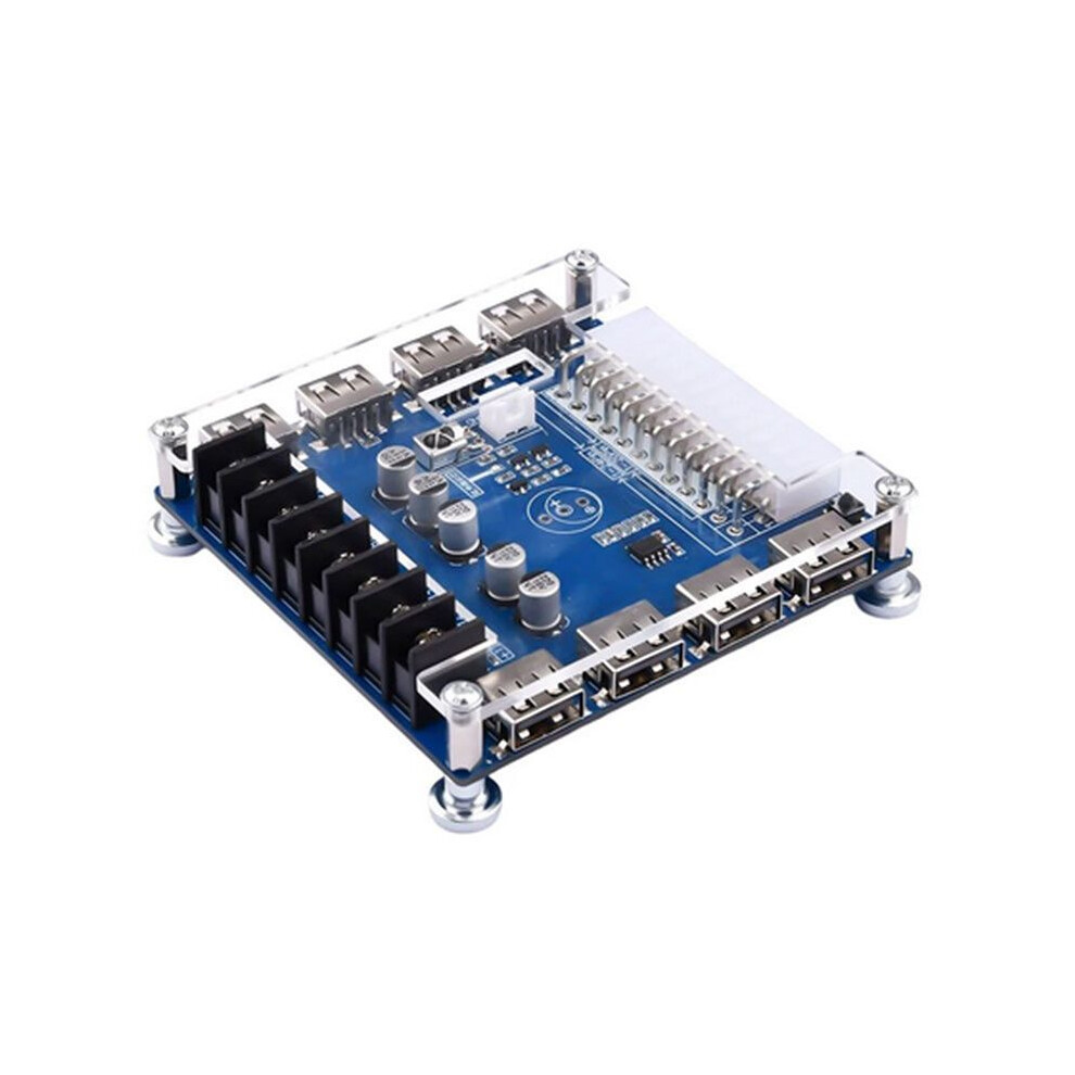 20 Pin/24 Pin Atx Power Supply Breakout Board 5V/2A Usb Charging Desktop Chassis Power Supply Adapter Board, B 6033121059682