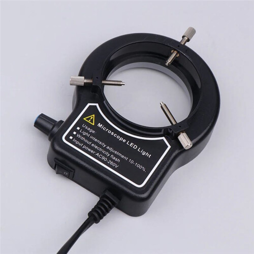 Microscope Ring Light  Lamp for Microscope Circle Light Industrial Microscope Camera EU-Plug 1
