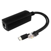 POE-Splitter für Raspberry Pi5/5 Generation 5V 4A Typ-C-Schnittstelle Gigabit Ethernet Power über Ethernet Splitter