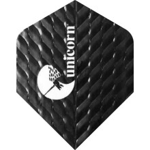 (One Size, Black) Unicorn Q.100 Plus Dart Flights (Pack of 3)