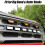 Front Grill Inserts with Amber Light for  Bronco 2021-2024 2/4 Door Front Mesh Grille Inserts Grills Frame Trim 6