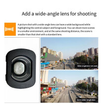 For OSMO POCKET 3 Enhanced Wide-Angle Lens 112 Degree Wide-Angle Lens Multifunctional Convenient Practical Lens