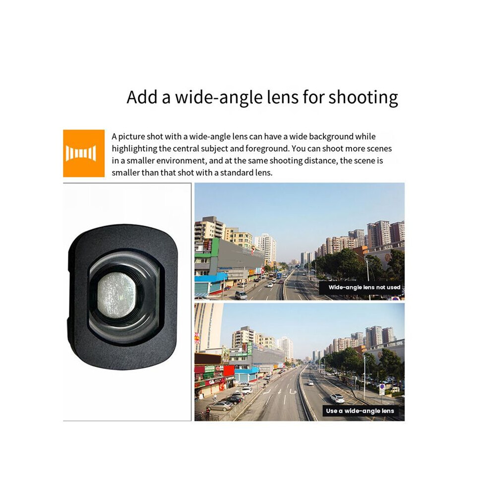 For Osmo Pocket 3 Enhanced Wide-Angle Lens 112 Degree Wide-Angle Lens Multifunctional Convenient Practical Lens 6133053019577