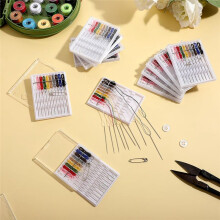 12 Boxes Sewing Kit  Sewing Kit Quick Fix Sewing Kit Travel Emergency Sewing Kit Pre Threaded Needle and Thread Kit