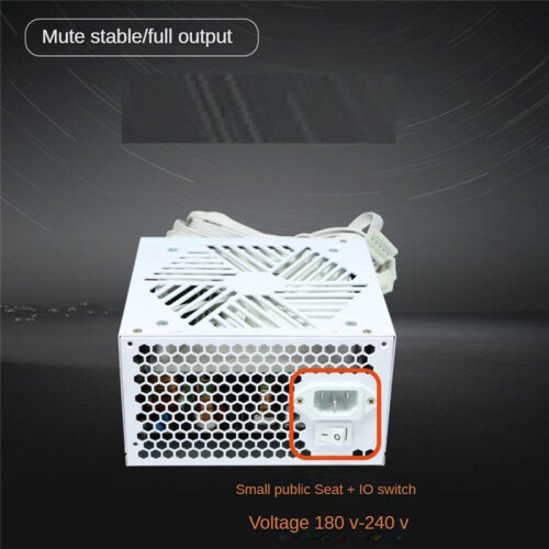 600W PC PSU Power Supply Gaming Source ATX Desktop Computer Power Supply for BTC Gaming Computer PSU EU Plug 2