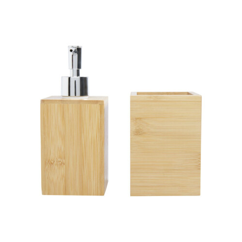 Bullet Hedon Bamboo Bathroom Accessory Set 2