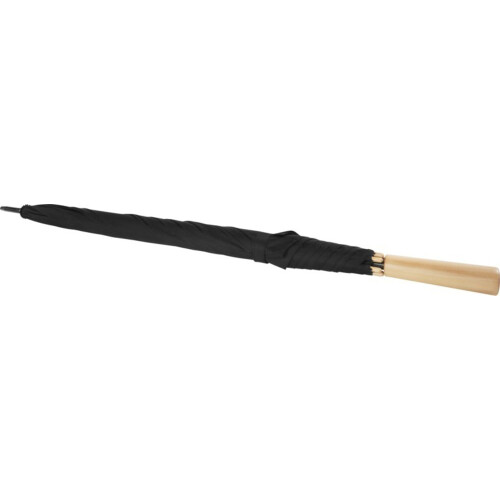 (One Size, Solid Black) Avenue Romee RPET Recycled Golf Umbrella 1