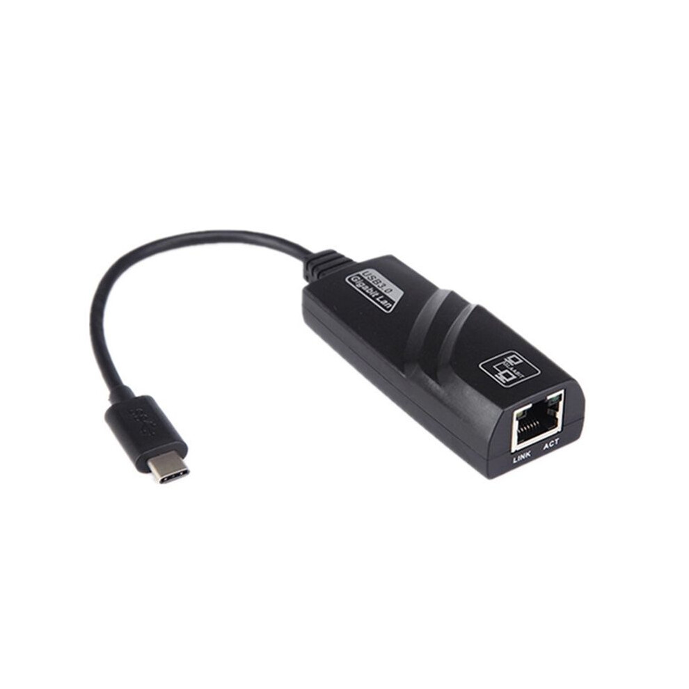 Type-C To Rj45 Gigabit Usb3.1 Ethernet Adapter 1000 Mbps Network Card Ethernet Connector Portable For Laptop Desktop 6033882244365